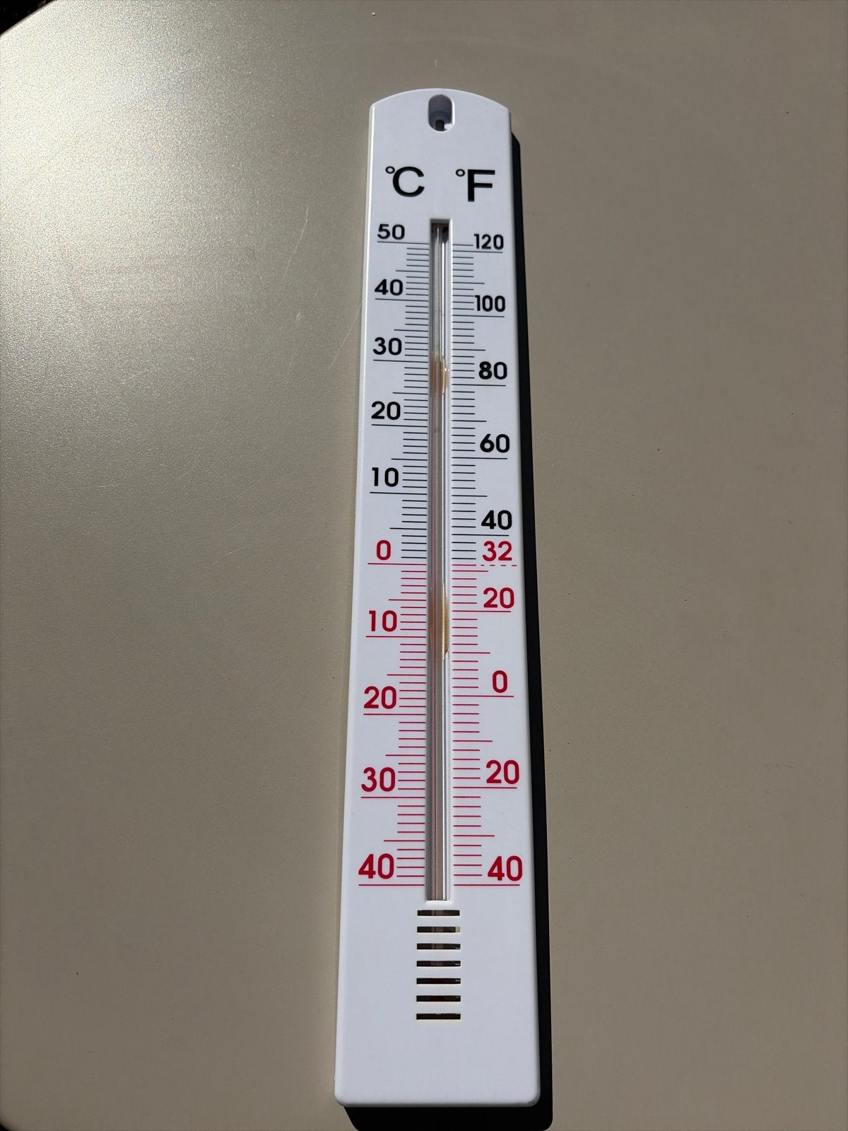 Nieuwe Binnen/Buitenthermometer - Celsius & Fahrenheit, Kunststof, Binnenthermometer, Nieuw, Ophalen of Verzenden