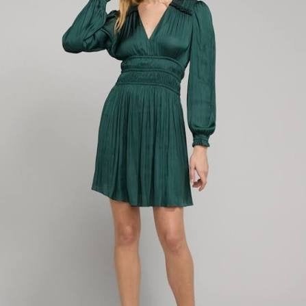 Zara mini jurk smaragdgroen maat  S, Kleding | Dames, Zara, Ophalen of Verzenden, Zo goed als nieuw, Maat 36 (S)