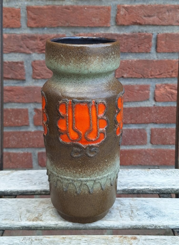 Prachtige vintage VEB Haldensleben GDR vaas., Ophalen of Verzenden, Huis en Inrichting