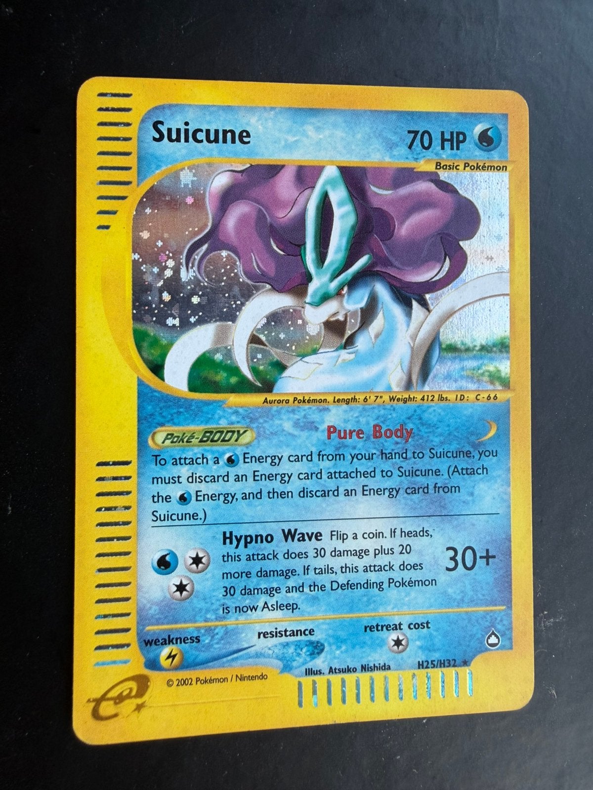 Suicune Aquapolis holo, Ophalen of Verzenden, Zo goed als nieuw