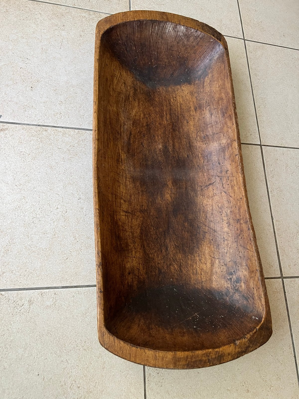 Vintage houten lectuurbak / voedertrog, Ophalen, Hout, Bruin, Gebruikt