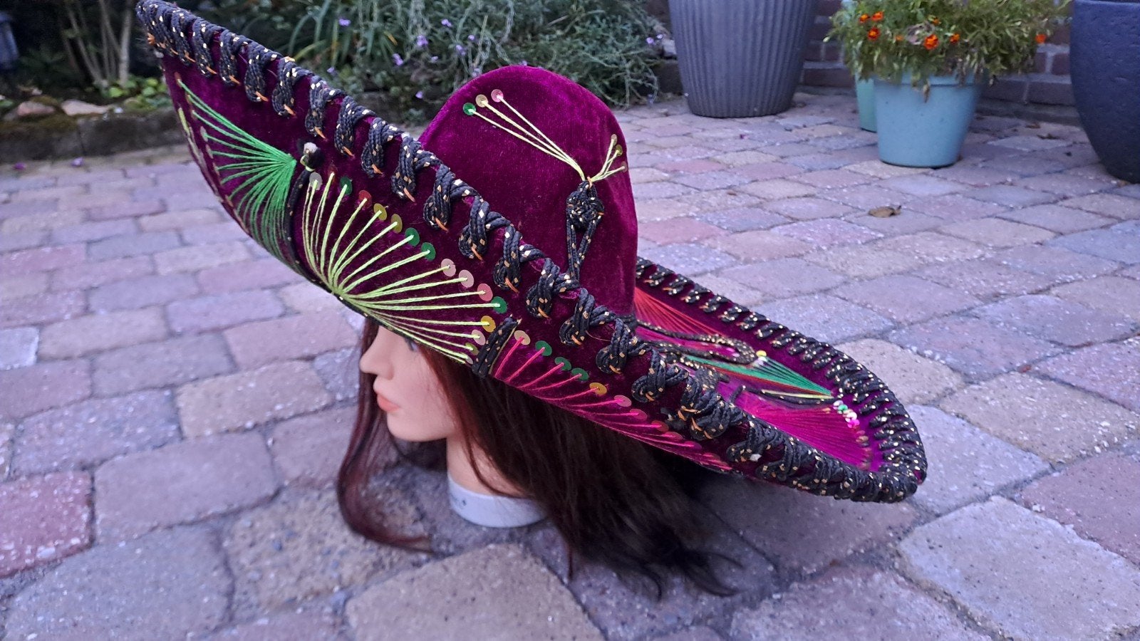Prachtige Mexicaanse Sombrero - Handgemaakt en Kleurrijk, Info@mexicohats.com, Hoed, Hecho en Mexico, Mexico