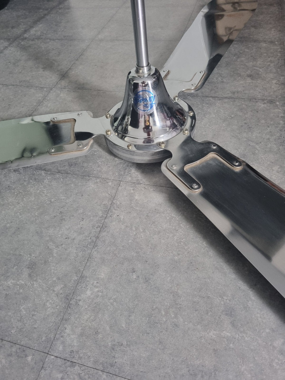 Vintage Tornado plafondventilator - 122cm spanwijdte, Ophalen of Verzenden