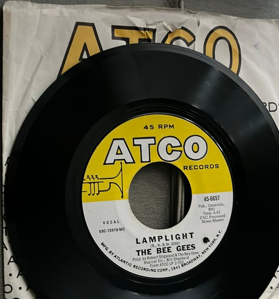 Bee Gees - First of May / Lamplight 7” US 1969, Ophalen of Verzenden, Gebruikt, Pop