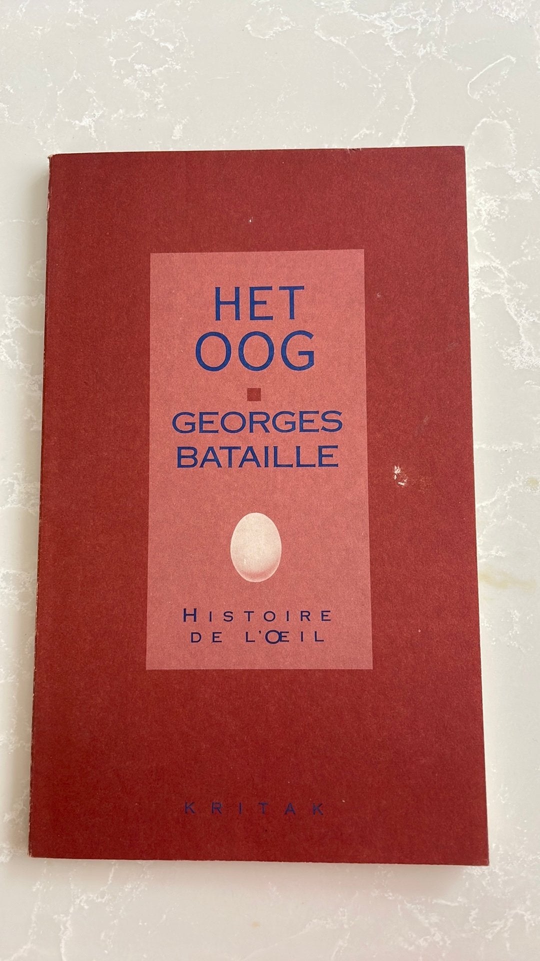 Boek: “ Het Oog”, Georges Bataille, Histoire de L’oreil, Ophalen of Verzenden, Gelezen
