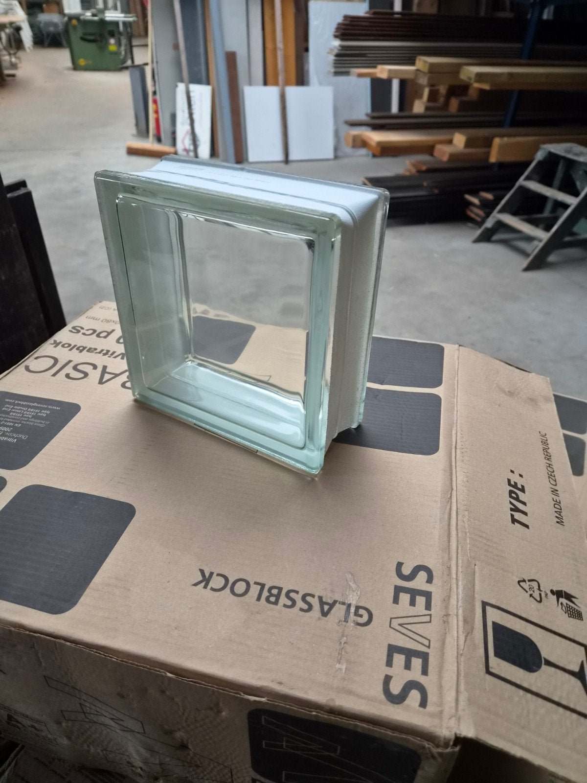 Seves Basic Vitrablock Glasblokken - 190x190x80 mm, Doe-het-zelf en Verbouw, Minder dan 80 cm, Minder dan 80 cm, Overige typen