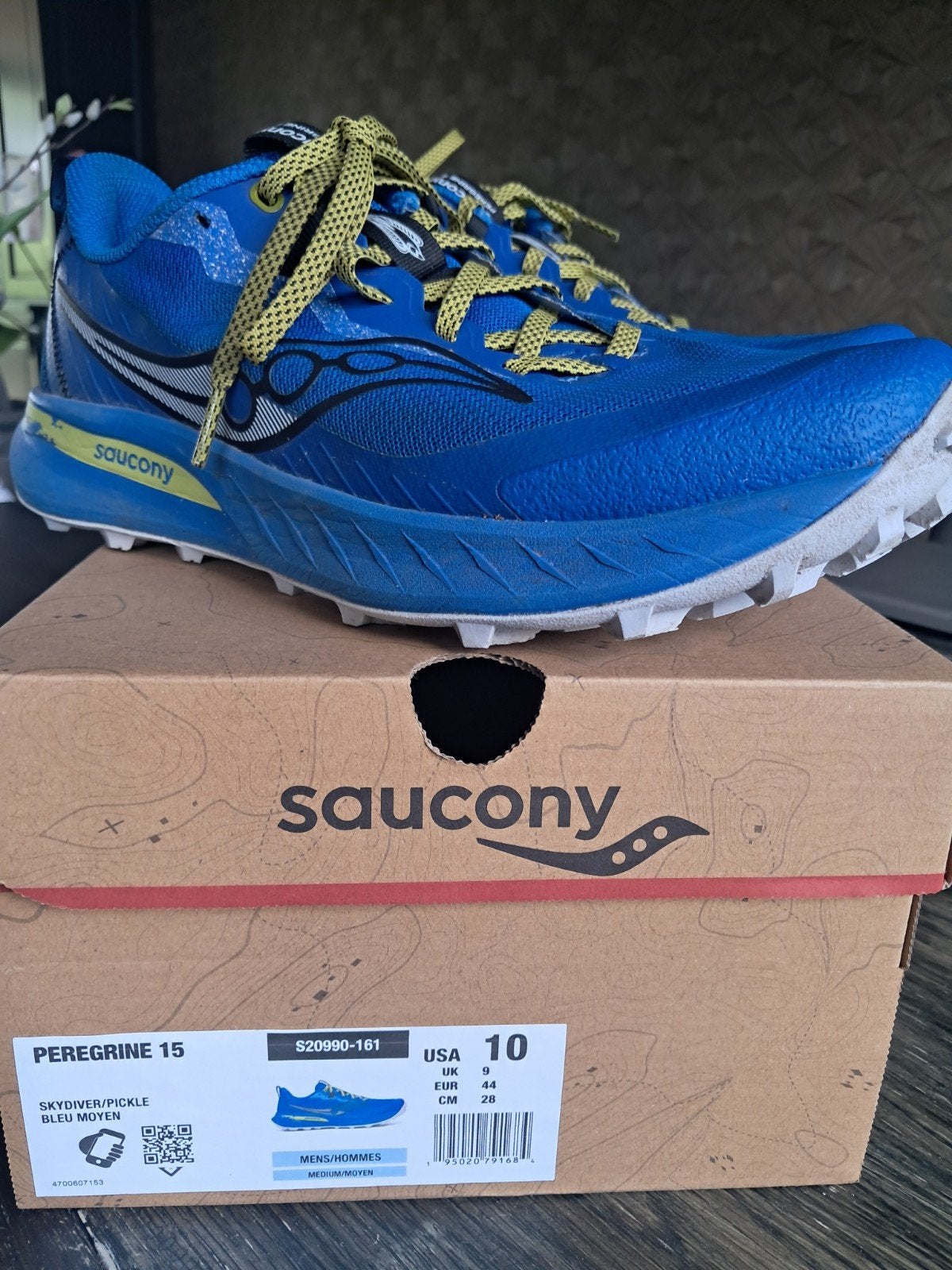 Saucony Peregrine 15 Trail Hardloopschoenen - Maat 44, Hardloopschoenen, Zo goed als nieuw, Hardlopen, Saucony