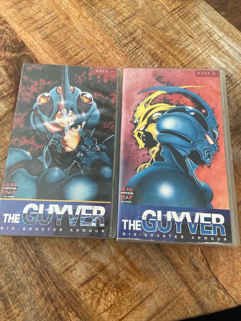 The Guyver: Bio-Booster Armour - Data 1 & Data 2 (VHS), Vanaf 12 jaar, Ophalen of Verzenden, Zo goed als nieuw, Science Fiction en Fantasy