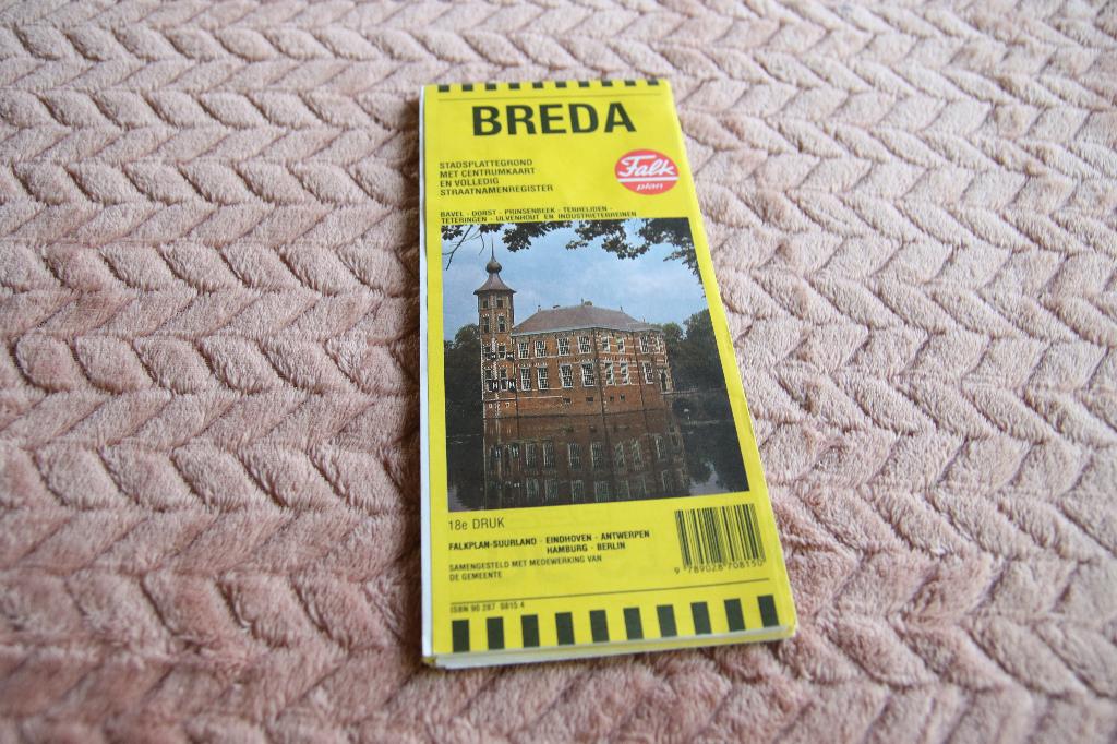 Stadsplattegrond Breda Falk Plan, Gelezen, Overige typen, Ophalen of Verzenden, 1800 tot 2000