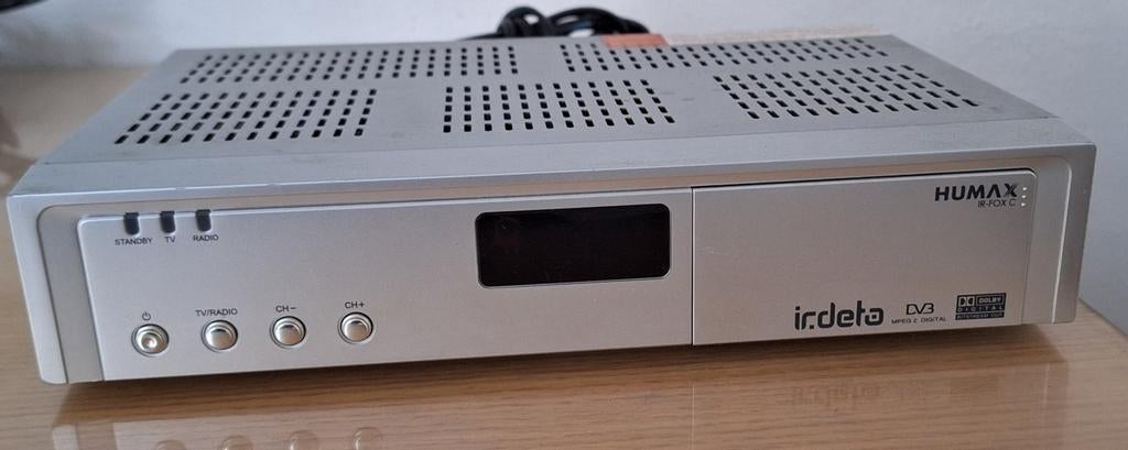 2x Humax IR-FOX C Kabel Ontvanger Decoders, Ophalen of Verzenden, Zo goed als nieuw, Decoder