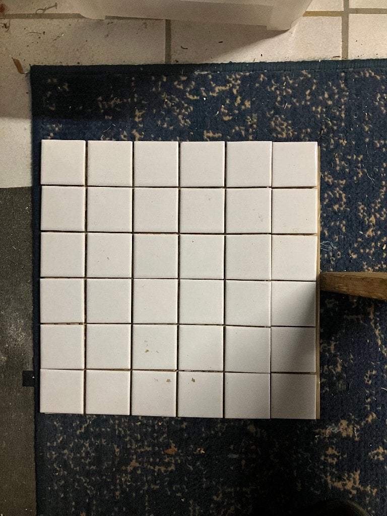 Witte tegels 5x5 cm, Ophalen, Nieuw, Minder dan 20 cm, Minder dan 20 cm