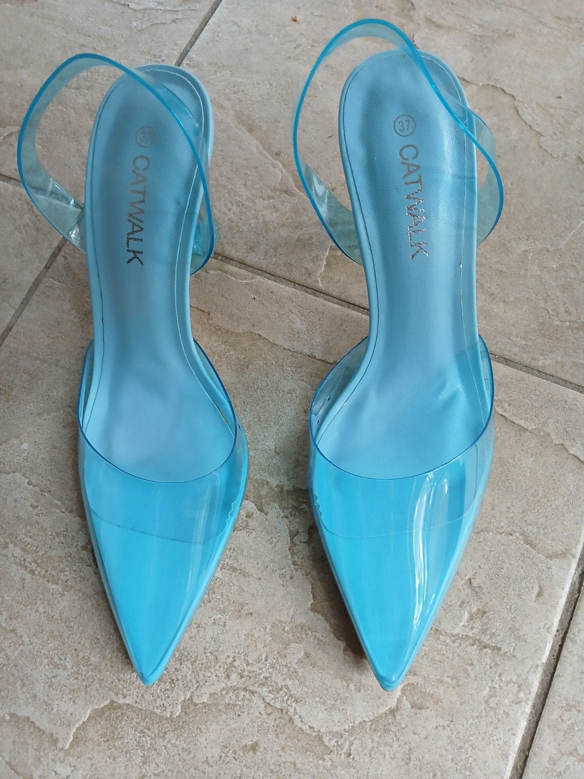 Catwalk hoge hakken, Blauw, Nieuw, Dansschoenen, Ophalen of Verzenden
