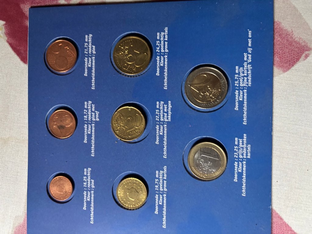 munten kennismakingset Euro, Ophalen of Verzenden, Koningin Beatrix, Euro's, Setje