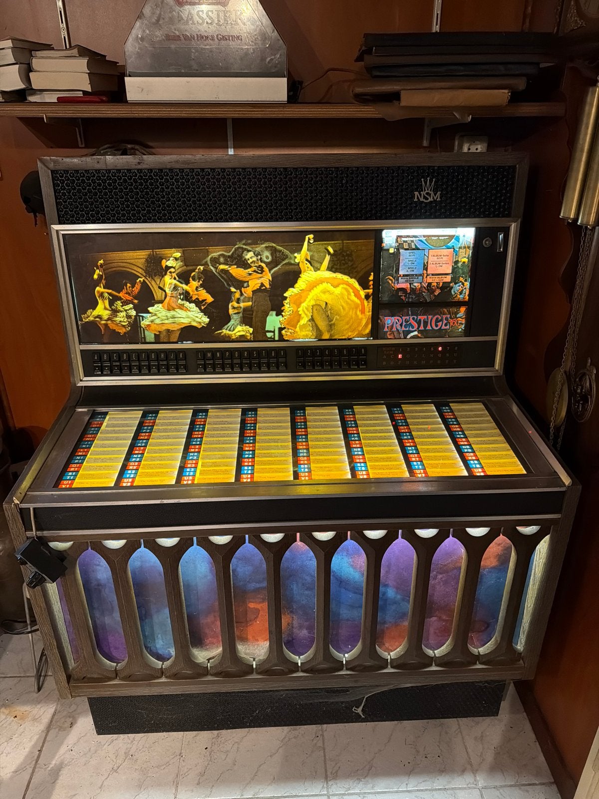 NSM Prestige Jukebox - Gaat aan, speelt niet, Ophalen, Gebruikt, 1970 tot heden, Overige merken