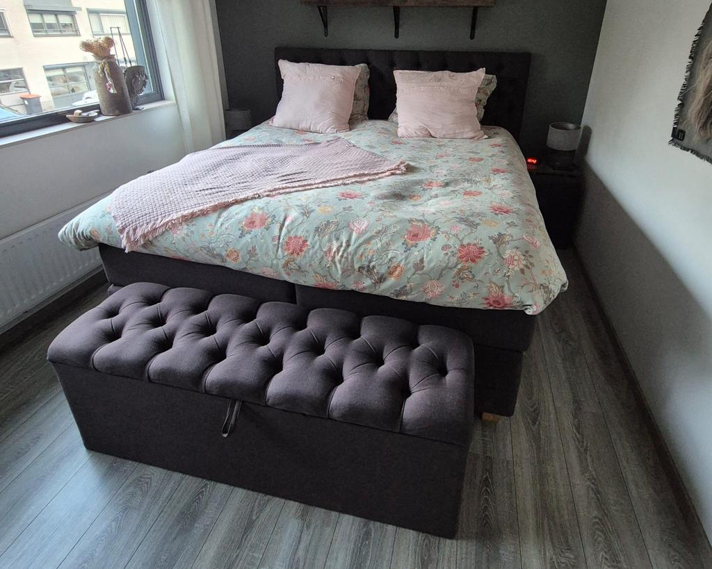 Elektrische Boxspring Swiss Sense, Ophalen, Tweepersoons, Zo goed als nieuw, 180 cm