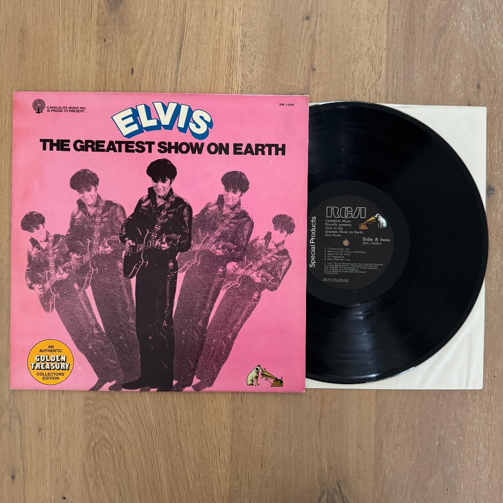 Elvis LP - The Greatest Show On Earth - USA 1977, Ophalen of Verzenden, Gebruikt, 12 inch, Poprock