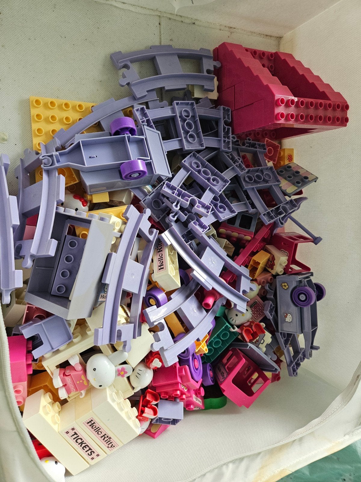 Hello Kitty Treinbaan, Duplo compatibel, Ophalen, Gebruikt, Overige merken