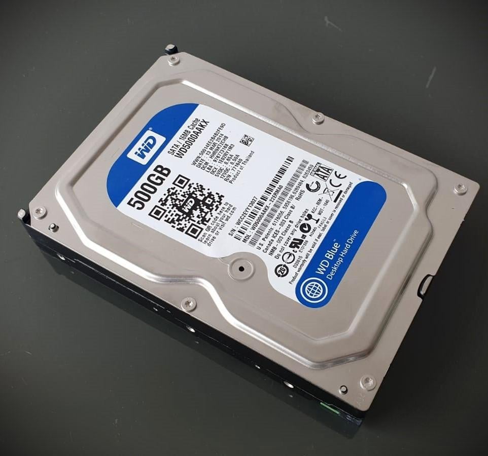 WESTERN DIGITAL WD BLUE 500 GB | 3,5" HARDDISK, Computers en Software, Harde schijven, Ophalen of Verzenden, Zo goed als nieuw