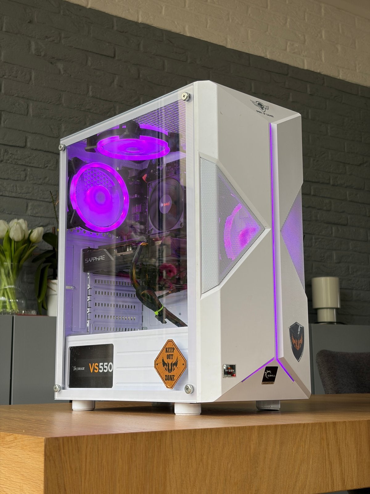 Game PC - Ryzen 5 1600 / RX 5500 XT 8GB / 16GB RAM, Computers en Software, HDD, Ophalen of Verzenden, Zo goed als nieuw, Gaming