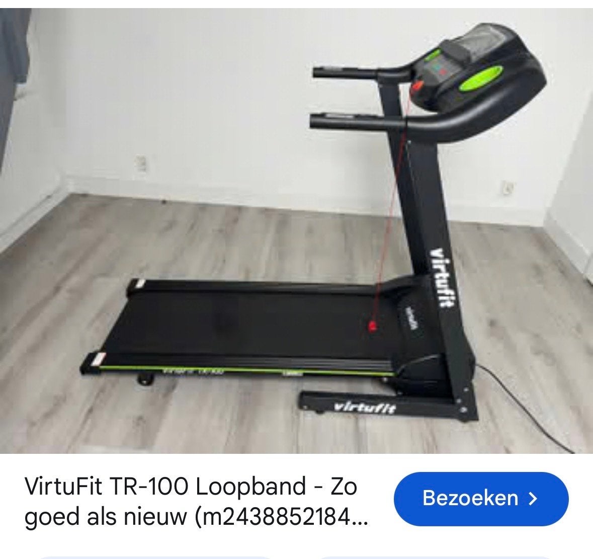 VirtuFit TR-100 Loopband - Zo goed als nieuw, Ophalen of Verzenden, Zo goed als nieuw, Metaal, Loopband