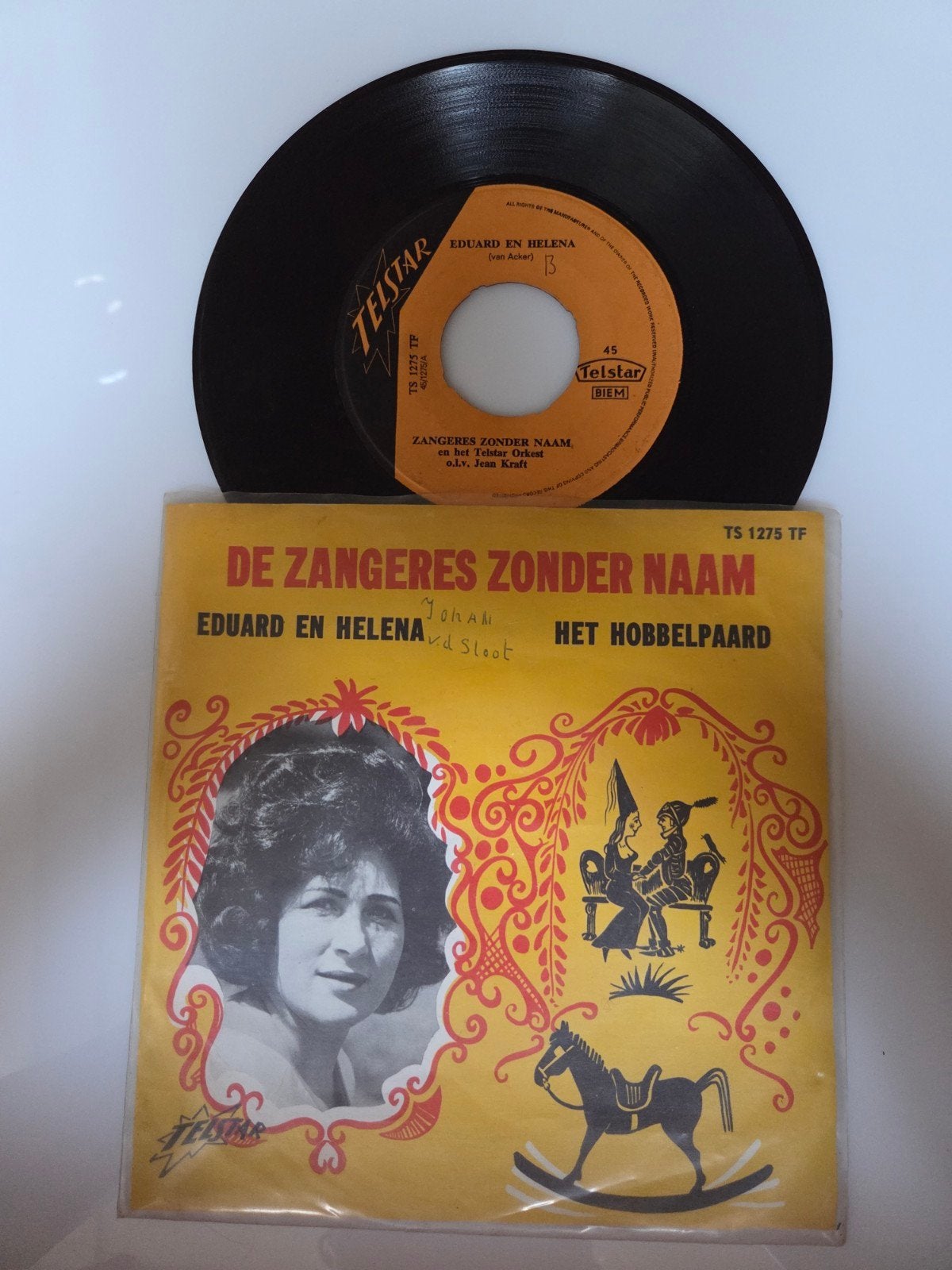 Zangeres zonder naam - Eduard en Helena, Ophalen of Verzenden, Gebruikt, 7 inch, Nederlandstalig