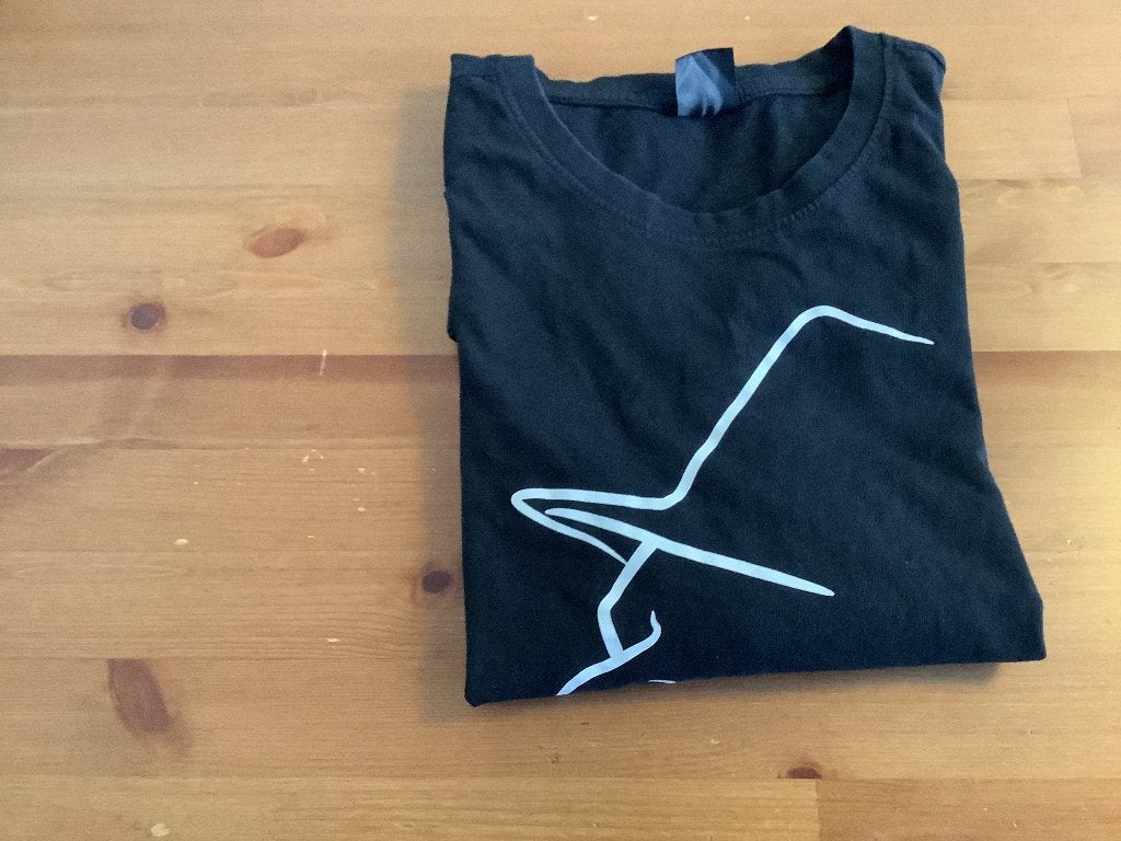 André Hazes T-shirt zwart. Maat L. Gedragen, Maat 52/54 (L), Zwart, Ophalen of Verzenden, Gedragen