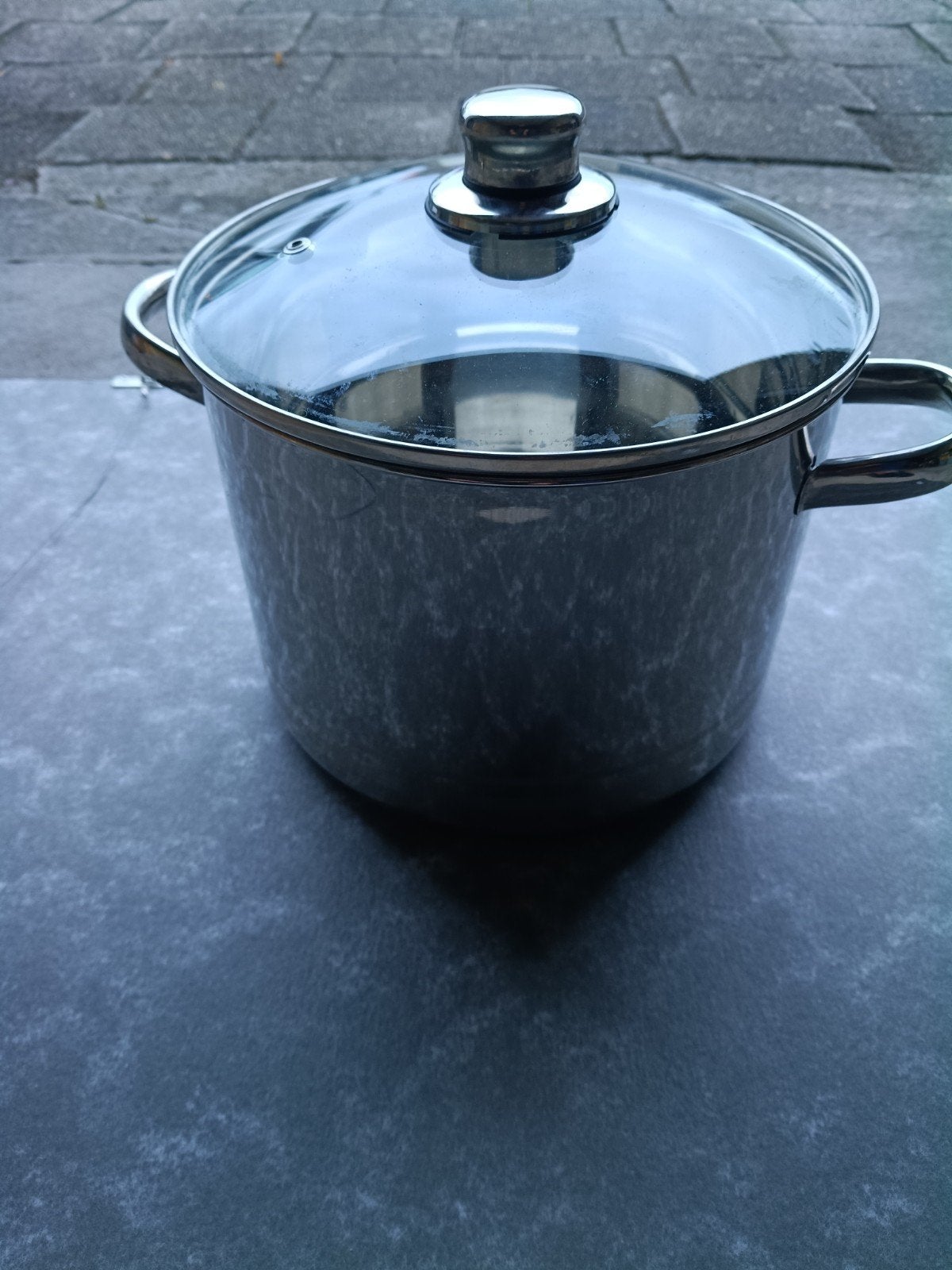 Grote soeppan 9 liter met glazen deksel nieuw, Huis en Inrichting, Keuken | Potten en Pannen, Nieuw, Ophalen of Verzenden, Rvs