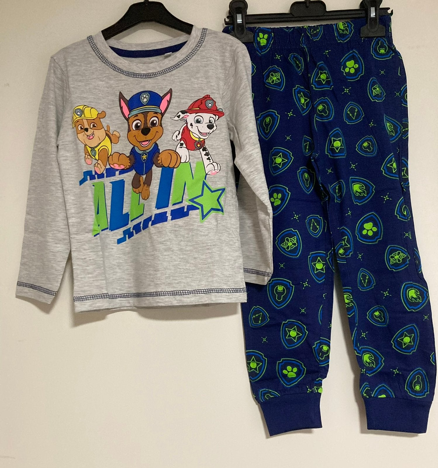 Nieuw paw patrol nickelodeon grijs pyjama maat 110, Ophalen of Verzenden, Nieuw, Jongen, Nacht- of Onderkleding