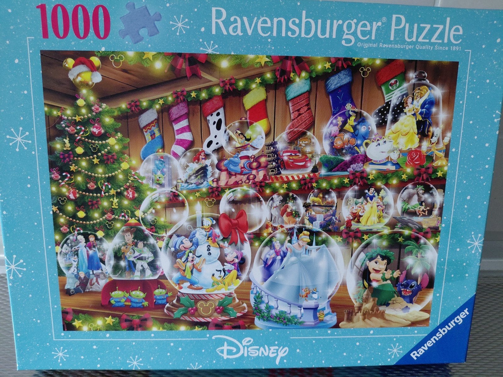 DISNEY LEGPUZZEL 1000 STUKJES, Ophalen, 500 t/m 1500 stukjes, Zo goed als nieuw, Legpuzzel