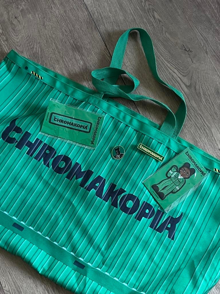 Tyler, The Creator Chromakopia Tour LimitedEdition Merch Set, Ophalen of Verzenden, Zo goed als nieuw, Groen, Shopper