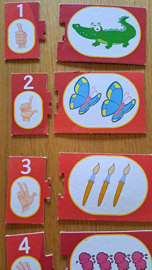 Rekenen puzzelen en tellen, Kinderen en Baby's, Speelgoed | Educatief en Creatief, Ophalen, Gebruikt, Taal en Lezen