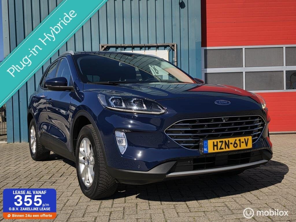 Ford Kuga 2.5 PHEV Titanium, Auto's, Gebruikt, Euro 6, 4 cilinders, Blauw