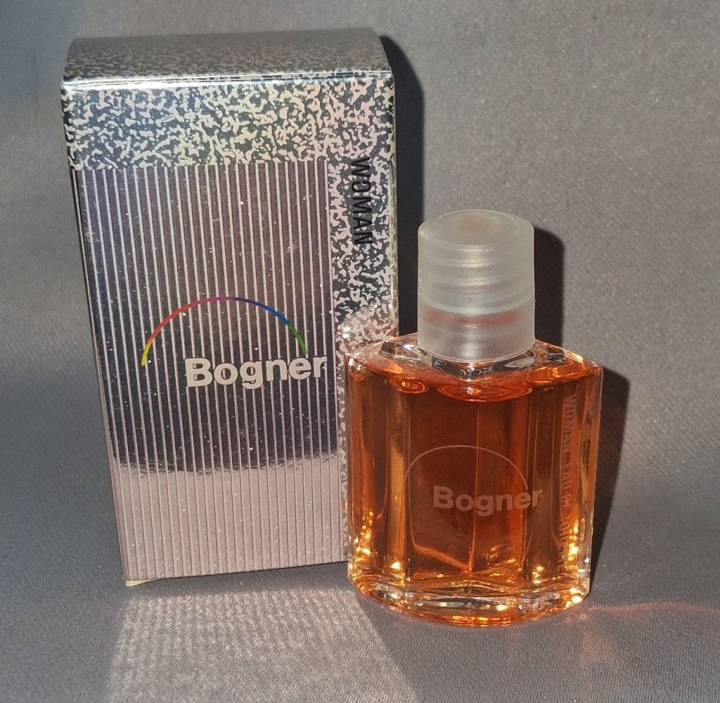 Parfum miniatuur - Bogner woman + doosje, Ophalen of Verzenden, Zo goed als nieuw, Miniatuur, Gevuld