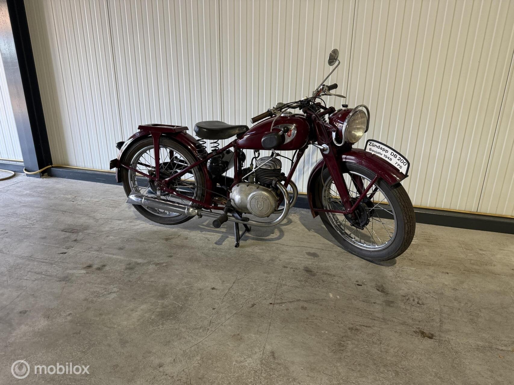 Zündapp DB 200 oldtimer zeer uniek, Motoren, Bedrijf, Toermotor, Zündapp