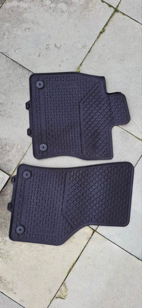 Volkswagen Golf rubber matten, kofferbakmat en hondenrek., Ophalen of Verzenden