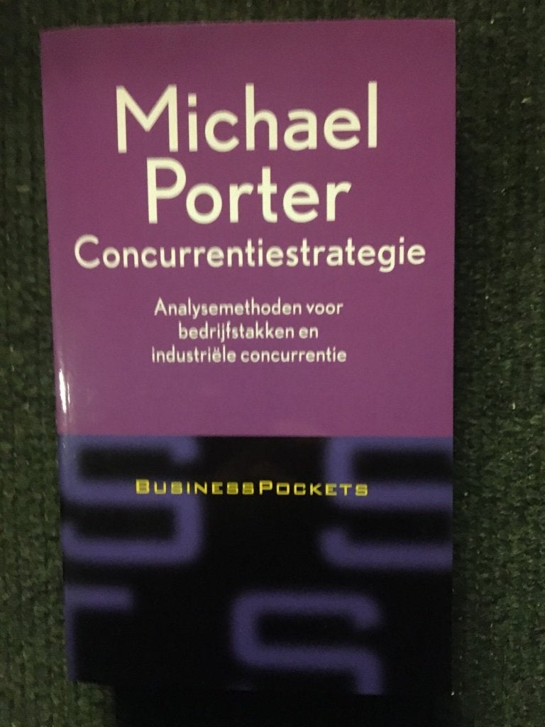 Concurrentiestrategie; door Michael Porter, Michael Porter, Ophalen of Verzenden, Management, Zo goed als nieuw