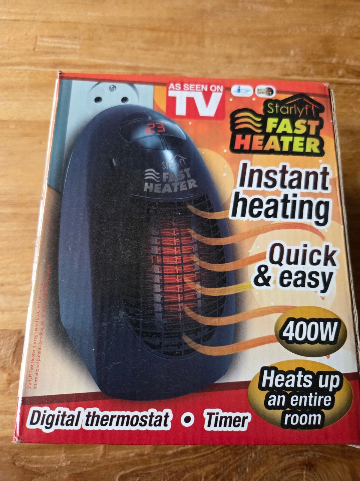 Starlyf Fast Heater - Compacte en snelle verwarming, Ophalen of Verzenden, Zo goed als nieuw, 200 tot 500 watt, Thermostaat
