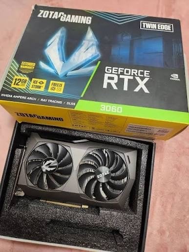 Nvidia GeForce RTX 3060 Twin Edge 12GB GDDR6, GDDR6, PCI-Express 4, Ophalen of Verzenden, Zo goed als nieuw
