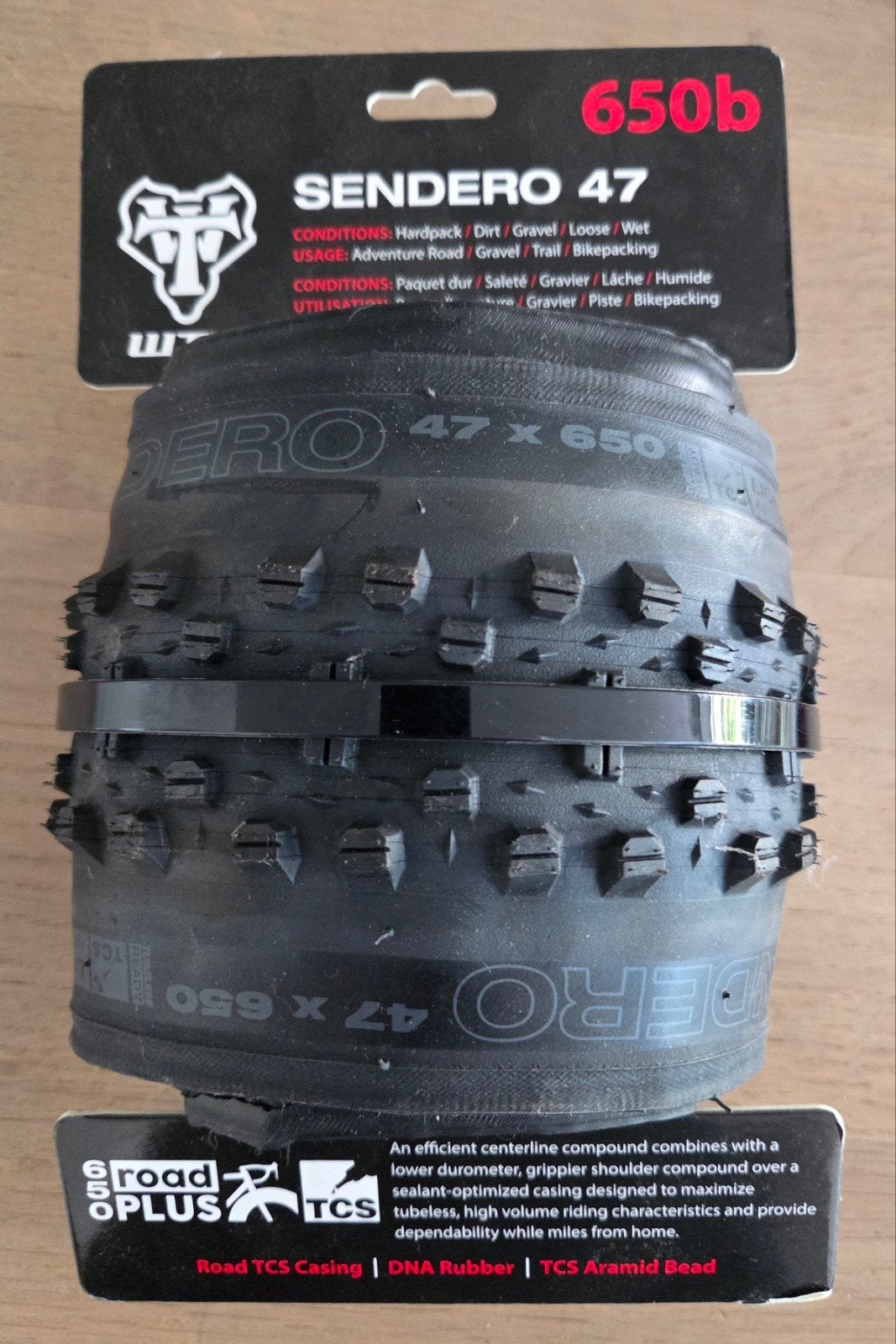 WTD Sendero 47 x 650b Gravelband tubeless (Nieuw), Ophalen of Verzenden