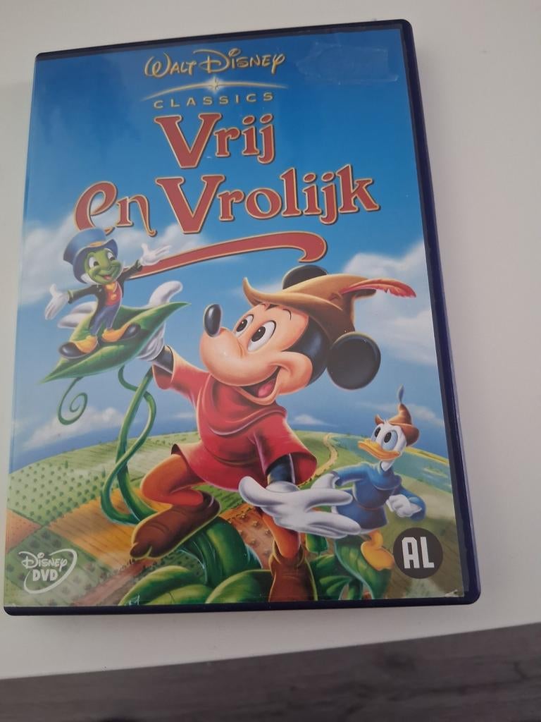 Disney classic - vrij en vrolijk, Cd's en Dvd's, Dvd's | Tekenfilms en Animatie, Europees, Gebruikt, Tekenfilm, Alle leeftijden