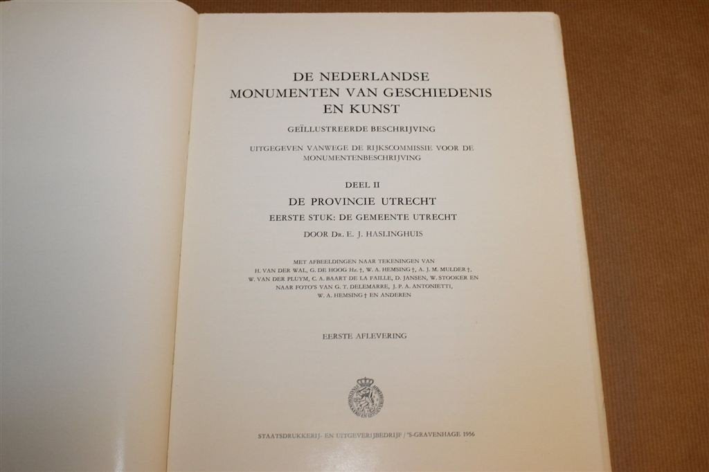 Monumenten van Geschiedenis en Kunst — Utrecht 1956, Ophalen of Verzenden, Gelezen