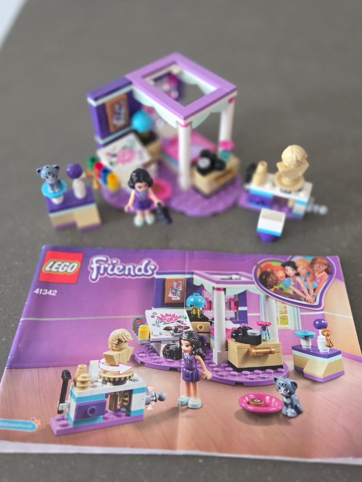 lego 41342 slaapkamer, Lego, Friends, Ophalen of Verzenden, Zo goed als nieuw