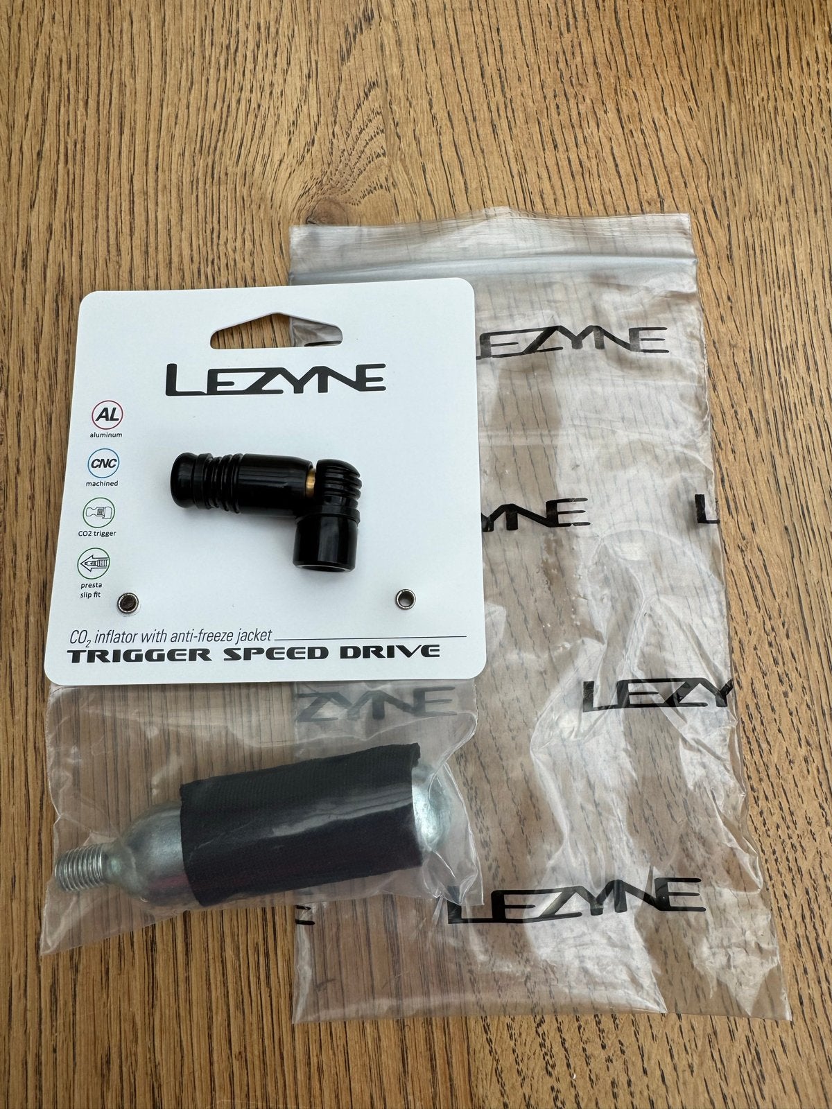 Lezyne CO2 Inflator Trigger Speed Drive met patroon, Ophalen of Verzenden, Nieuw