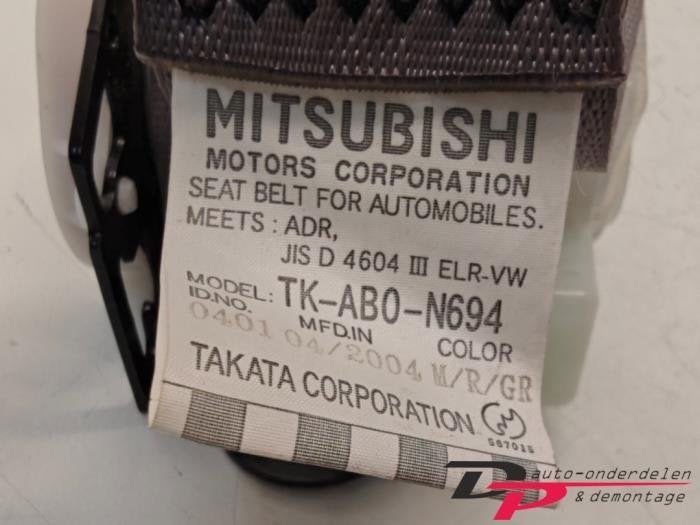 Veiligheidsgordel links-achter van een Mitsubishi Grandis, Auto-onderdelen, Gebruikt, -, -, Ophalen of Verzenden
