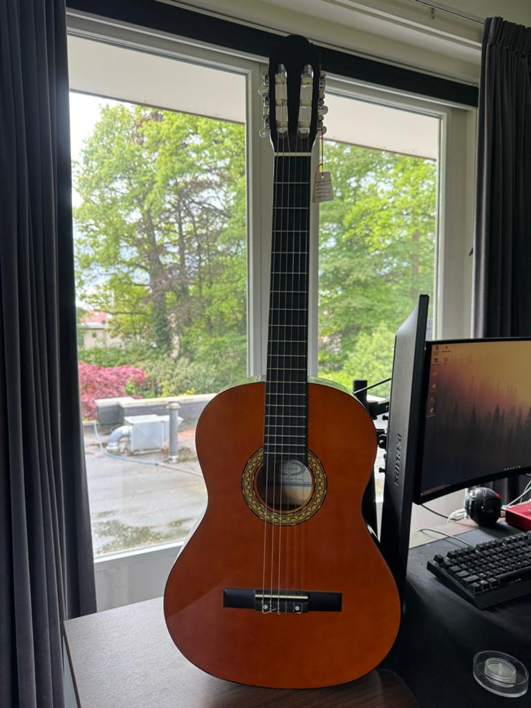 Sheffield Concert Gitaar - Handgemaakte Kwaliteit, Muziek en Instrumenten, Ophalen, Zo goed als nieuw, Klassieke of Spaanse gitaar