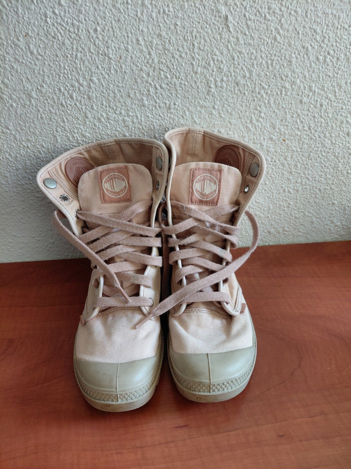Palladium Pampa Hi Originale Canvas Boots Maat 38, Beige, Lage of Enkellaarzen, Palladium, Ophalen of Verzenden