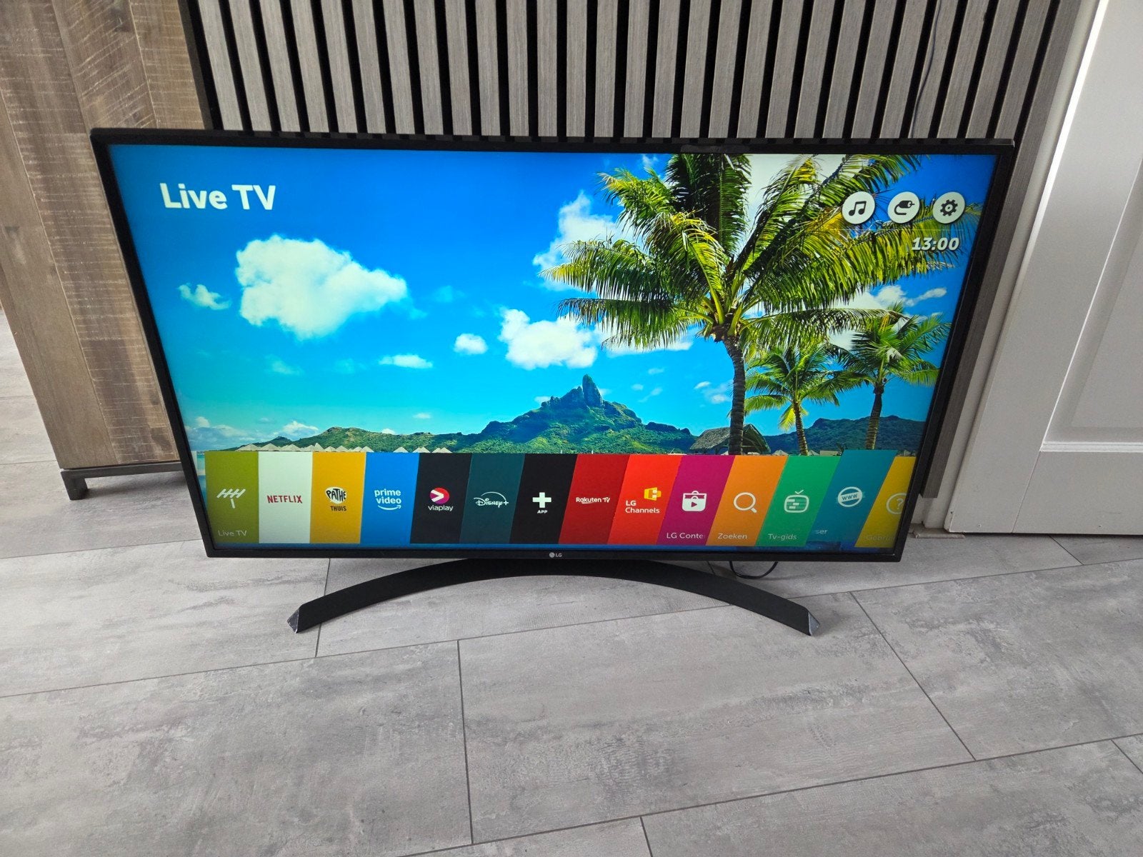 Lg smart 4K tv 49uj635v 49 inch, Ophalen, LED, 50 Hz, Zo goed als nieuw