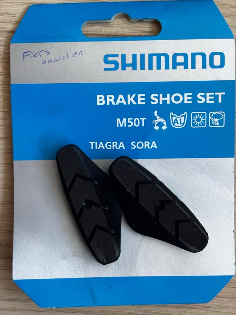 Shimano M50T Tiagra Sora Remblokken - Nieuw, Fietsen en Brommers, Fietsonderdelen, Remmen, Nieuw, Ophalen of Verzenden, Rubber