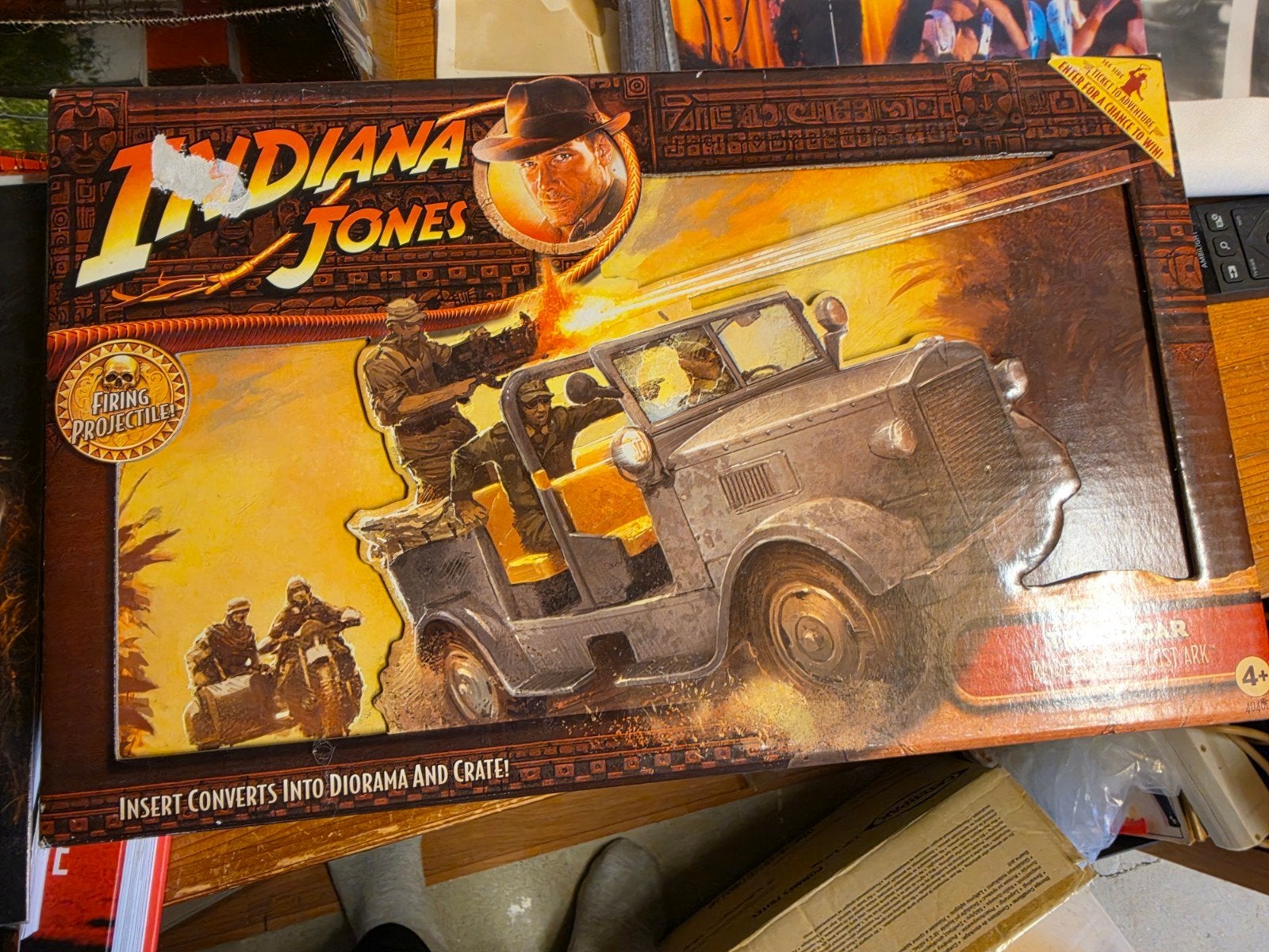 Indiana Jones Firing Projectile Car Speelset, Ophalen, Zo goed als nieuw