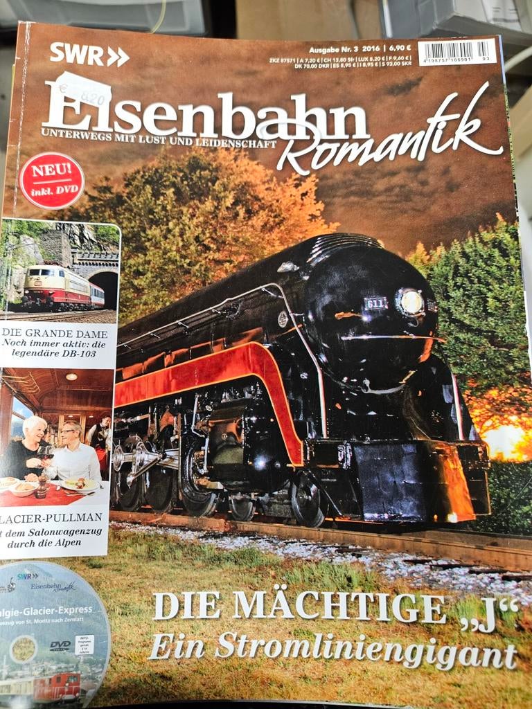 5x Tijdschrift Eisenbahn Romantik - Treinen & Spoorwegen, Hobby en Vrije tijd, Modeltreinen | H0, Ophalen of Verzenden, Gelijkstroom of Wisselstroom